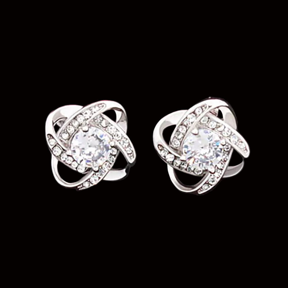 Love Knot Stud Earrings