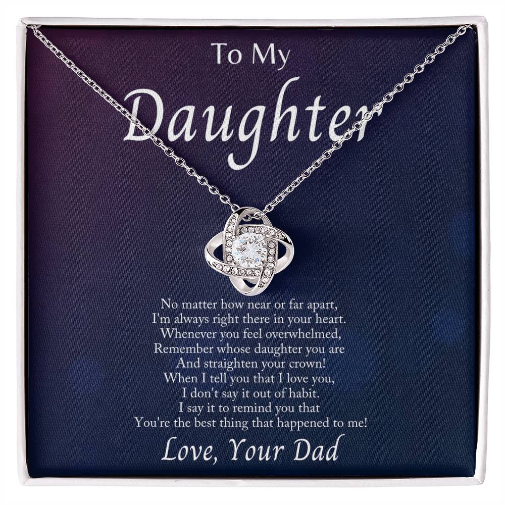 I'm Always With You - Love Knot Necklace