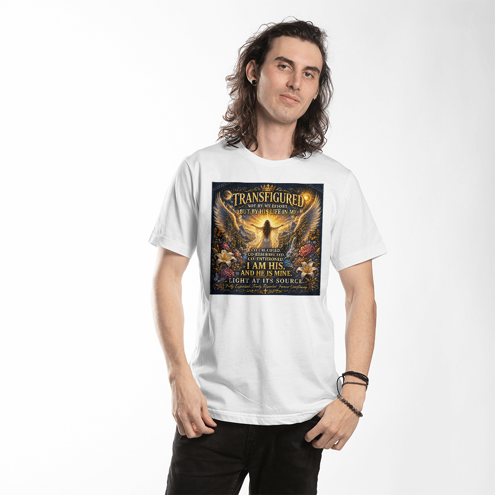 Transfigured Adult White or Black Unisex Tshirt