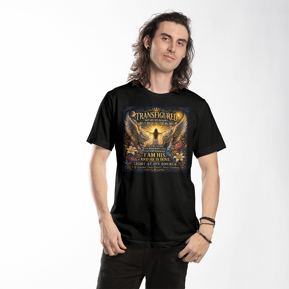 Transfigured Adult White or Black Unisex Tshirt