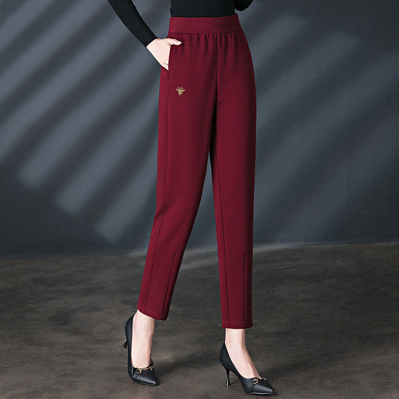 Plus Size Women's Casual Harem Pants, High Waist, Loose Fit