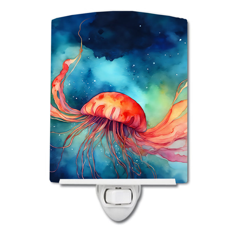 Jellyfish Ceramic Night Light